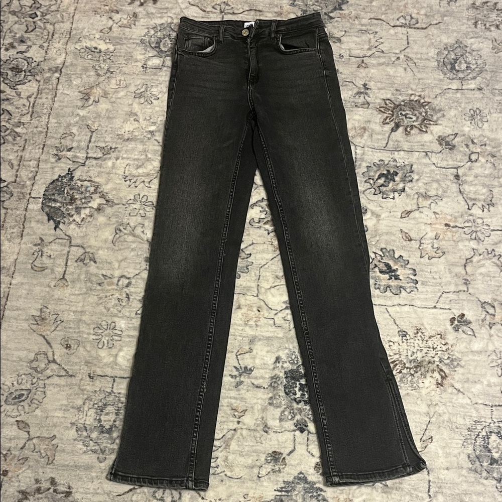 Zara Women's Black Flare Jeans